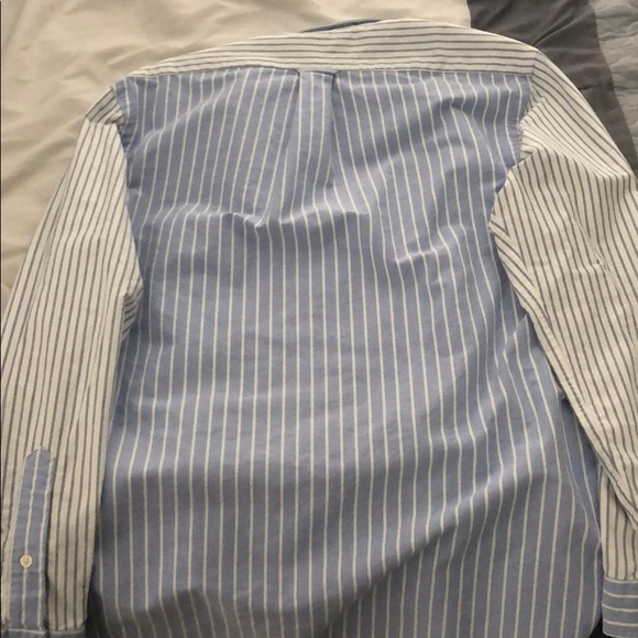 Blue Multi Patter polo button up - Picture 3 of 3